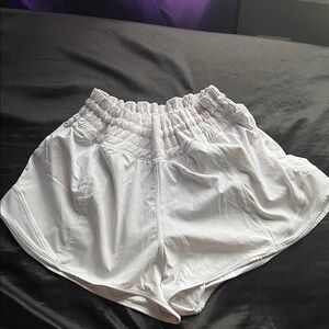 lululemon athletica White Athletic Shorts